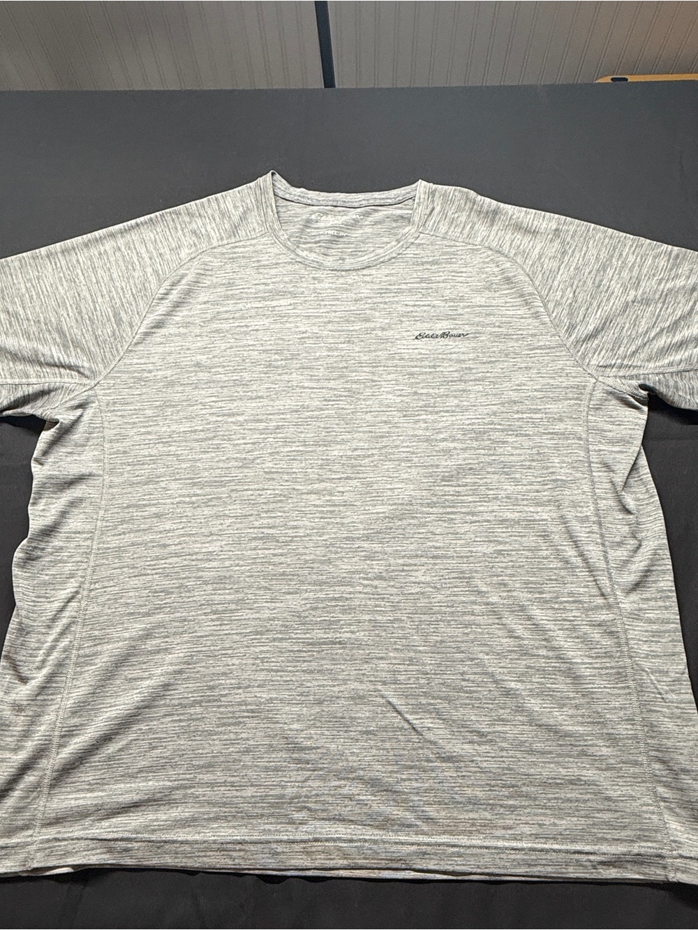 Eddie Bauer Heather Gray Short Sleeve Crew Performance Tee